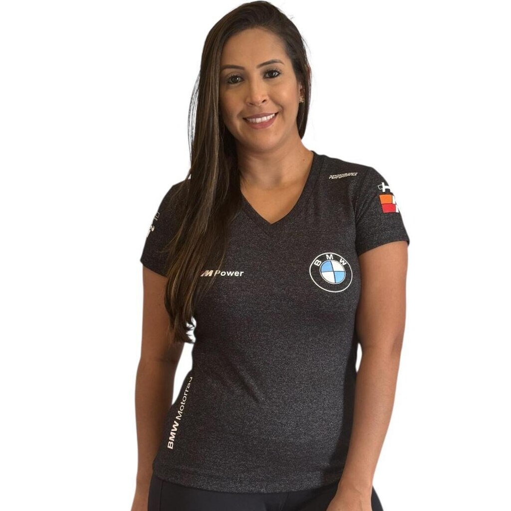 CAMISETA BABY LOOK FEMININA PARA FANS DE BMW RR GS