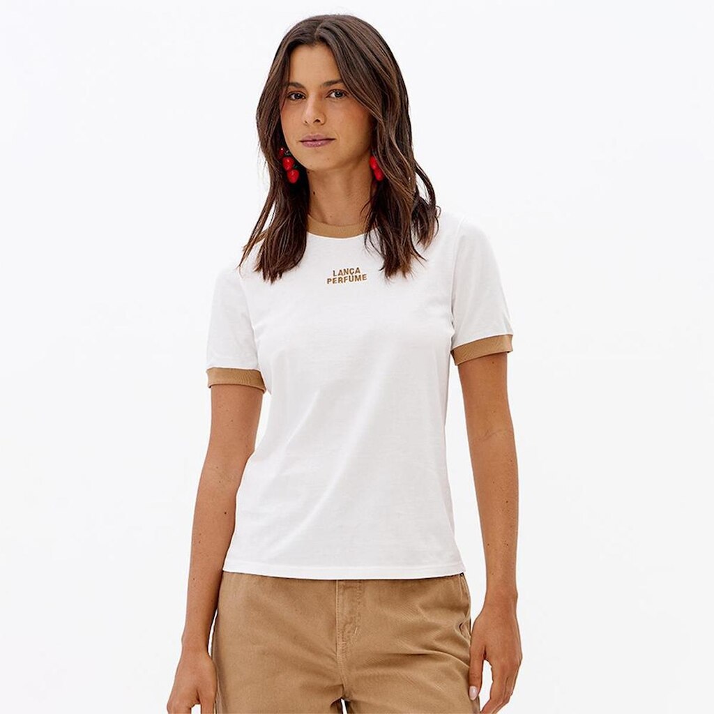 Camiseta Babylook Lança Perfume Shin Feminino
