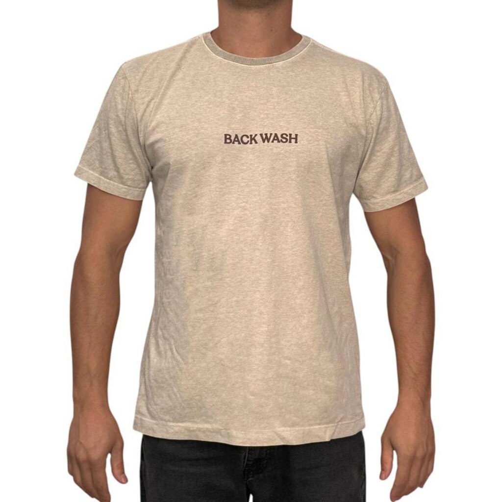 Camiseta Back Wash Estonada Sol e Mar BCKW016 Areia