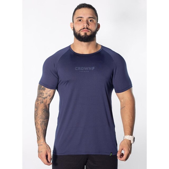 Camiseta Basic Dry Ice Marinho