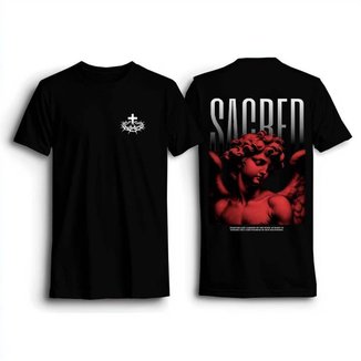 Camiseta Básica Algodão Sacred - REF1355