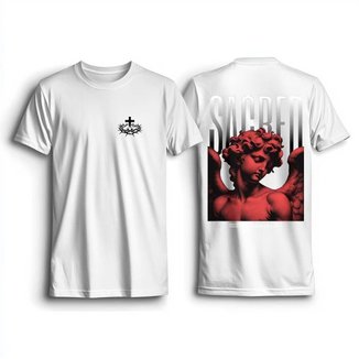Camiseta Básica Algodão Sacred - REF1355