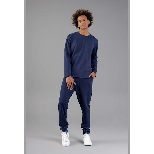 Camiseta Básica de Mangas Longas Masculino Adulto Just Basic
