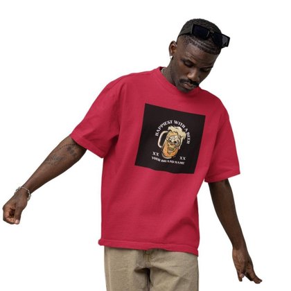 Camiseta Premium Ursinho Teddy Cerveja TSM Algodão 30.1