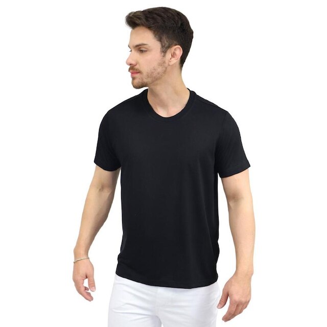 Camiseta Básica em Algodão