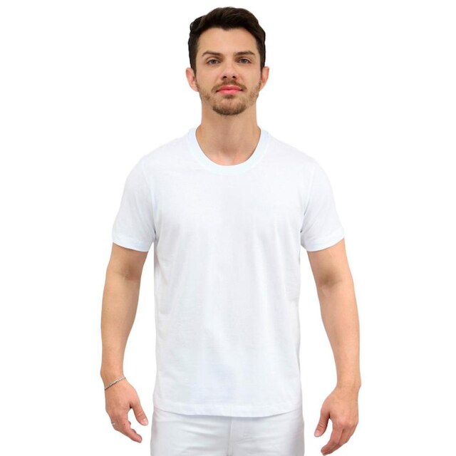 Camiseta Básica em Algodão