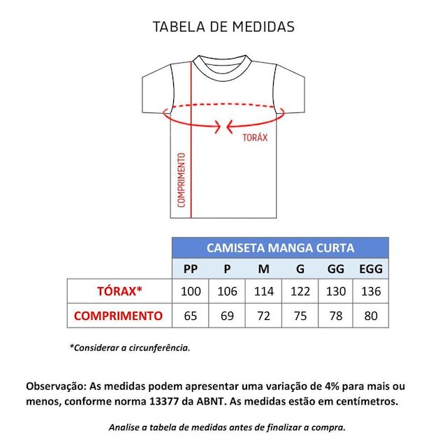 Camiseta Básica em Algodão