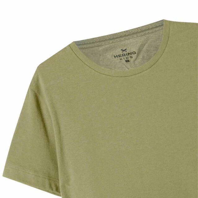 Camiseta Básica Hering Kids Infantil Menino Verde