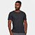 Camiseta Básica Hering Slim Manga Curta Masculina - Chumbo+Cinza
