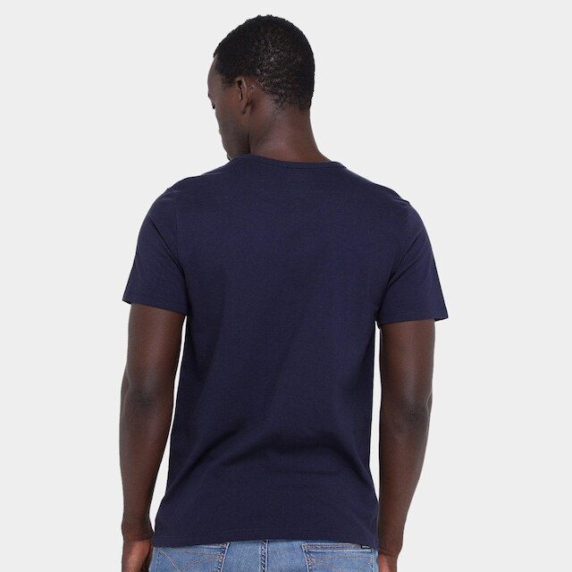 Camiseta Básica Hering Slim Manga Curta Masculina