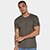 Camiseta Básica Hering Slim Manga Curta Masculina - Chumbo
