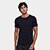 Camiseta Básica Hering Slim Manga Curta Masculina - Azul+Marinho