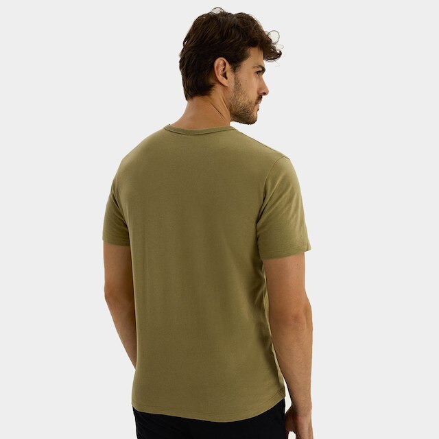 Camiseta Básica Hering Slim Manga Curta Masculina