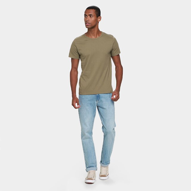 Camiseta Básica Hering Slim Manga Curta Masculina
