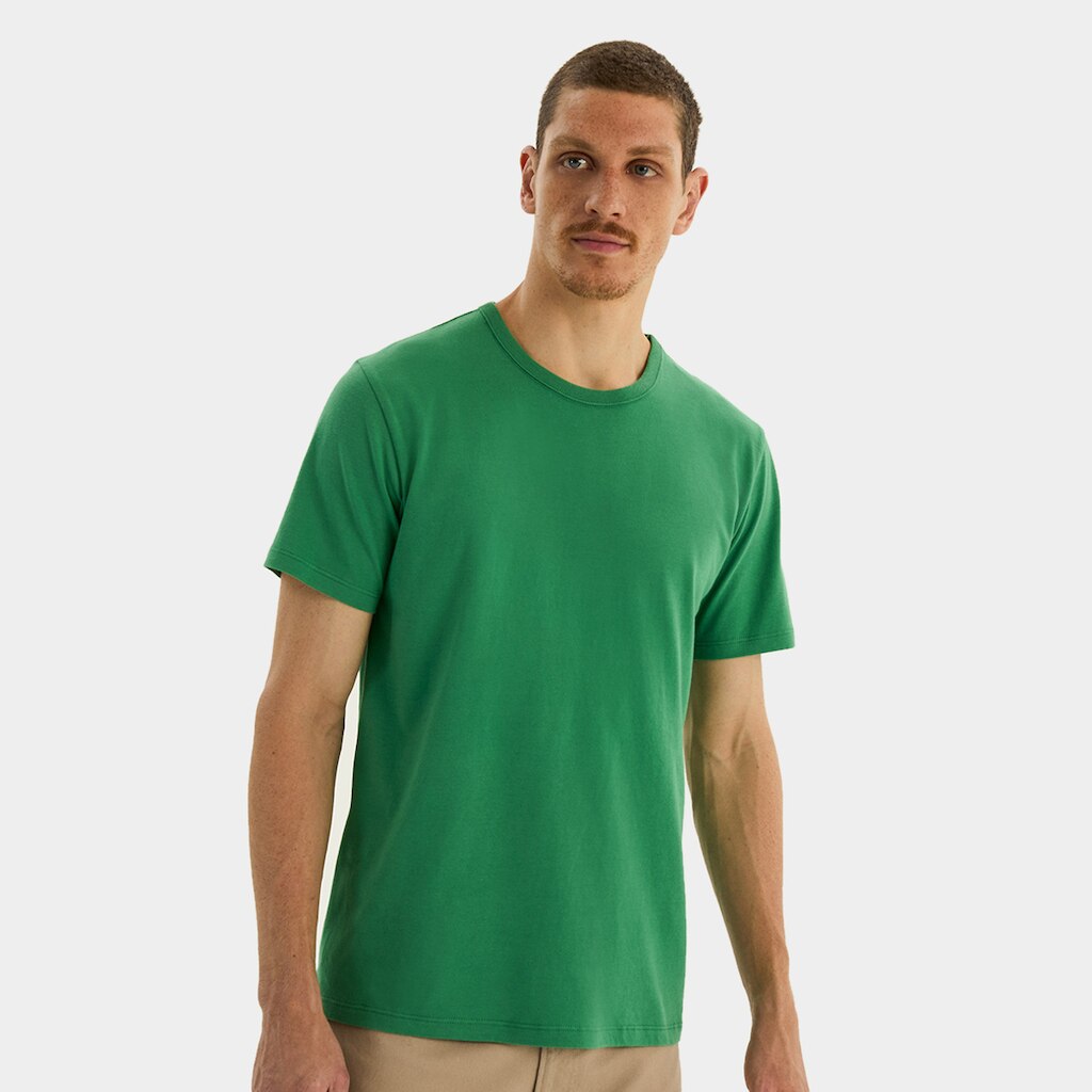 Camiseta Básica Hering Slim Manga Curta Masculina