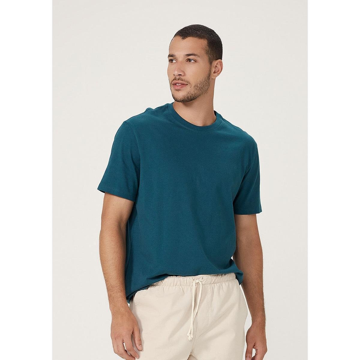 Camiseta Básica Hering Super Cotton Masculina Menor preço em Camiseta Básica Hering Super Cotton Masculina