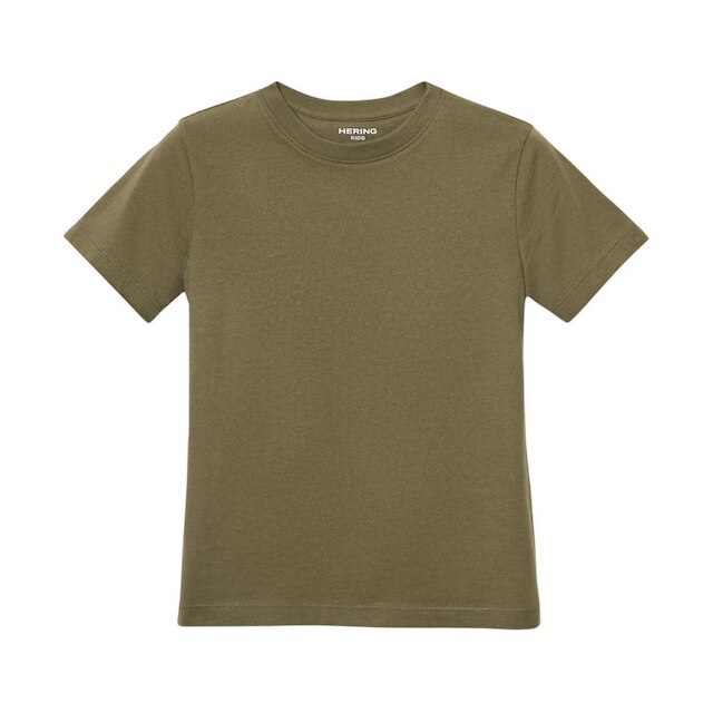 Camiseta Básica Hering Verde Infantil Menino Manga Slim Curta