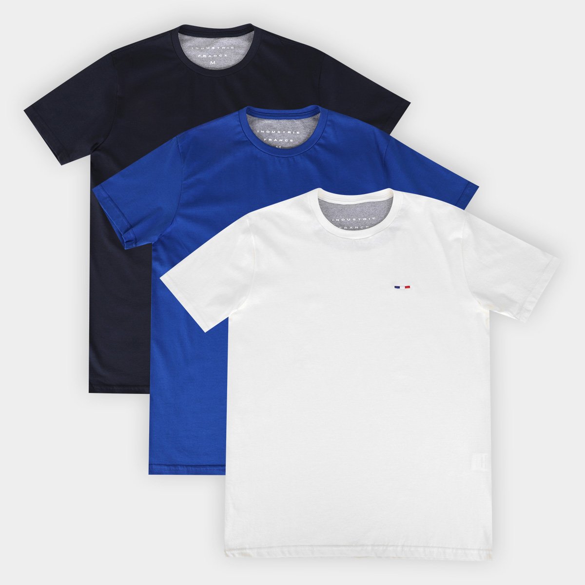 Camiseta Básica Industrie Manga Curta Masculina Menor preço em Camiseta Básica Industrie Manga Curta Masculina