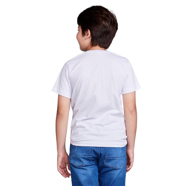 Camiseta Basica Infantil 100% Algodão