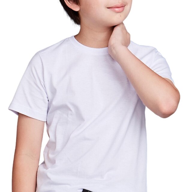 Camiseta Basica Infantil 100% Algodão