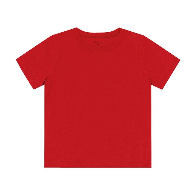 Camiseta Básica Infantil Masculina Rovitex Kids Vermelho