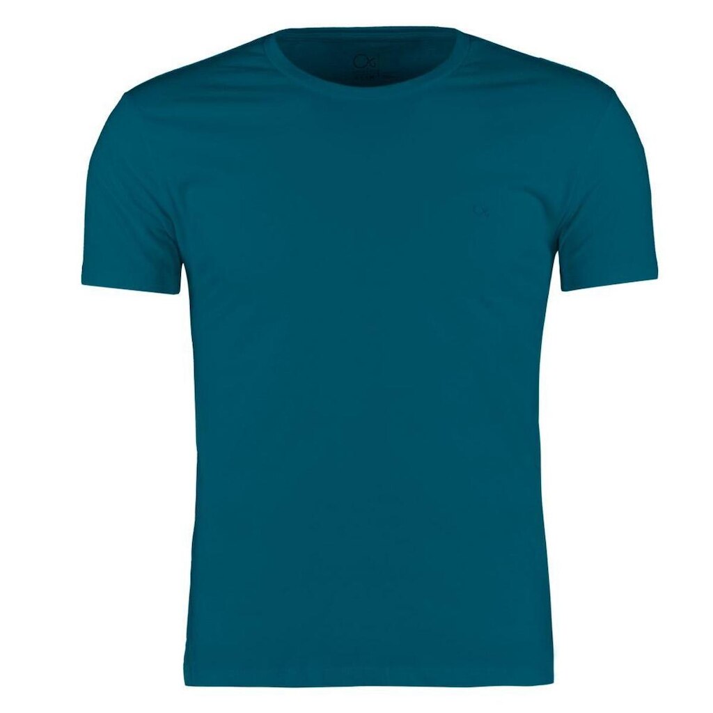 Camiseta Básica Infantil Menino Azul Petróleo Ogochi