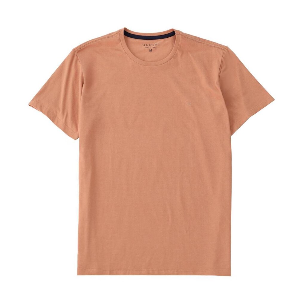 Camiseta Básica Infantil Menino Marrom Claro Ogochi