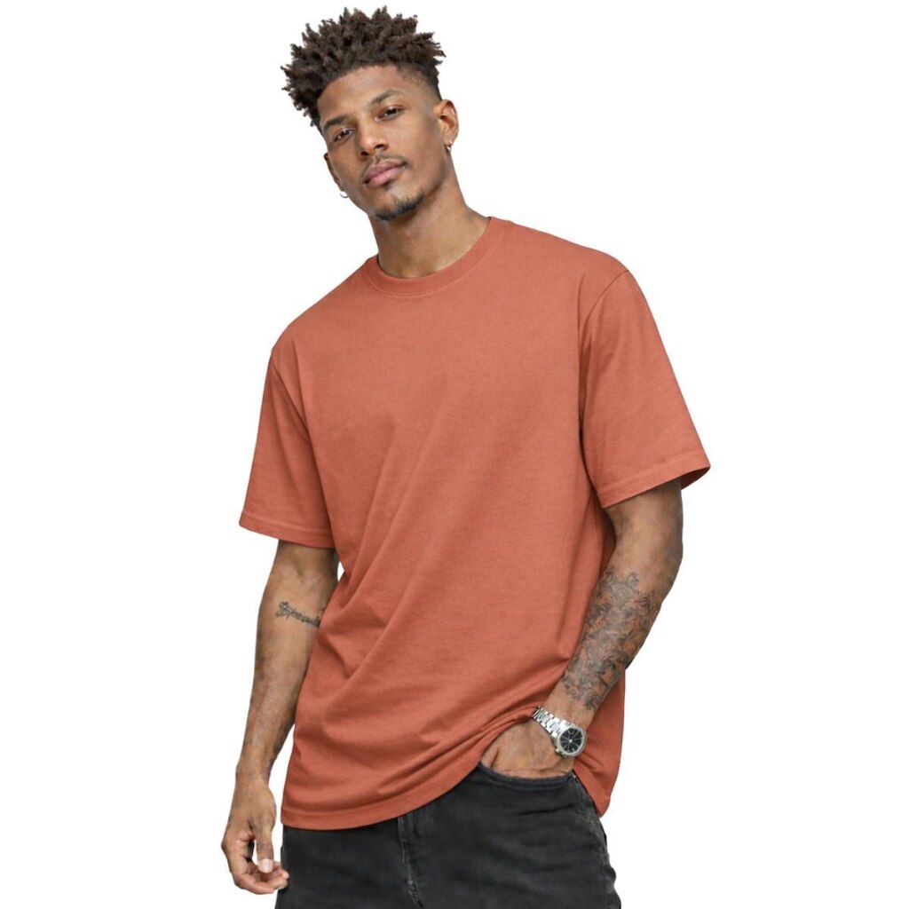 Camiseta Basica Lisa Algodão Gola Redonda Masculina