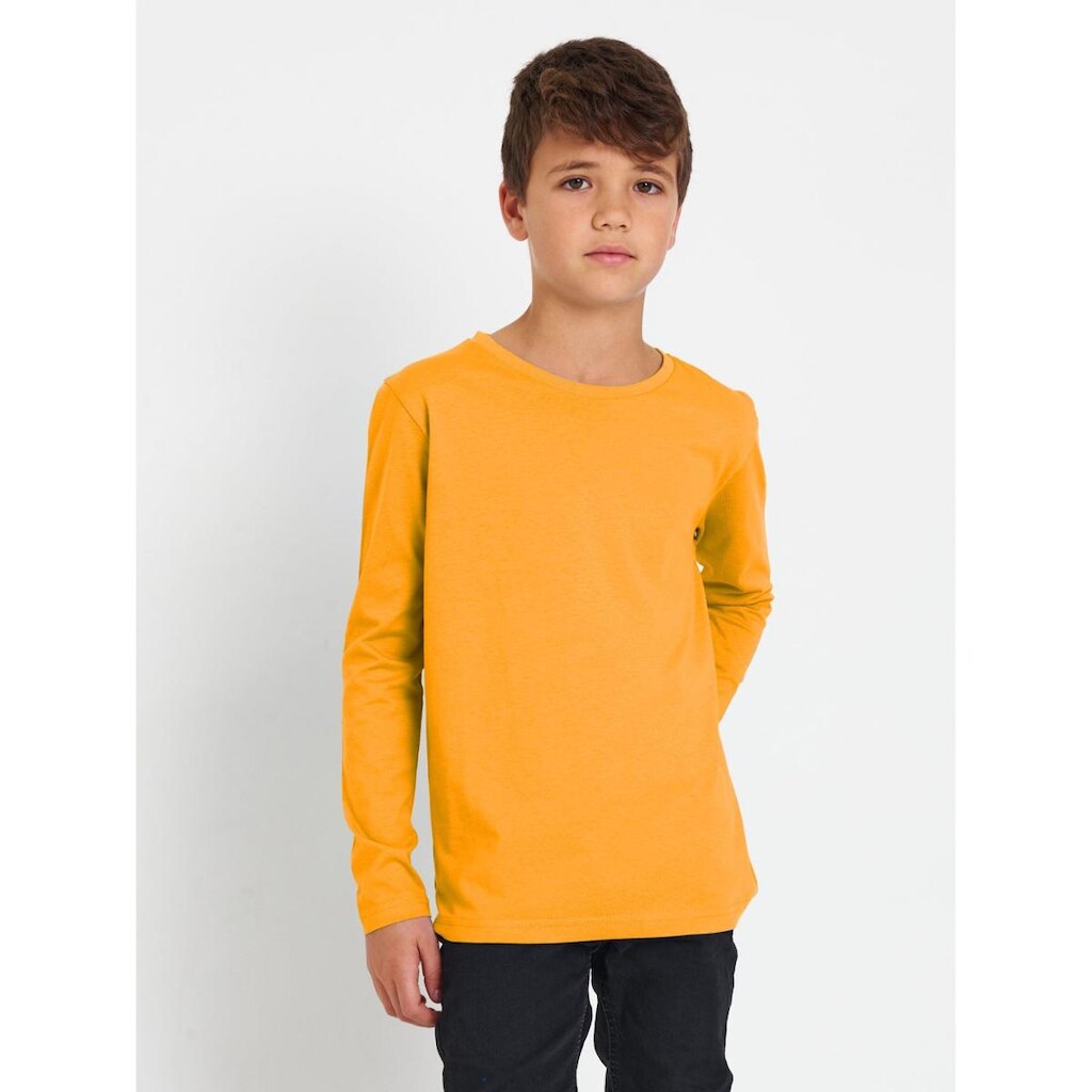 Camiseta Básica Manga Longa Infantil Unissex