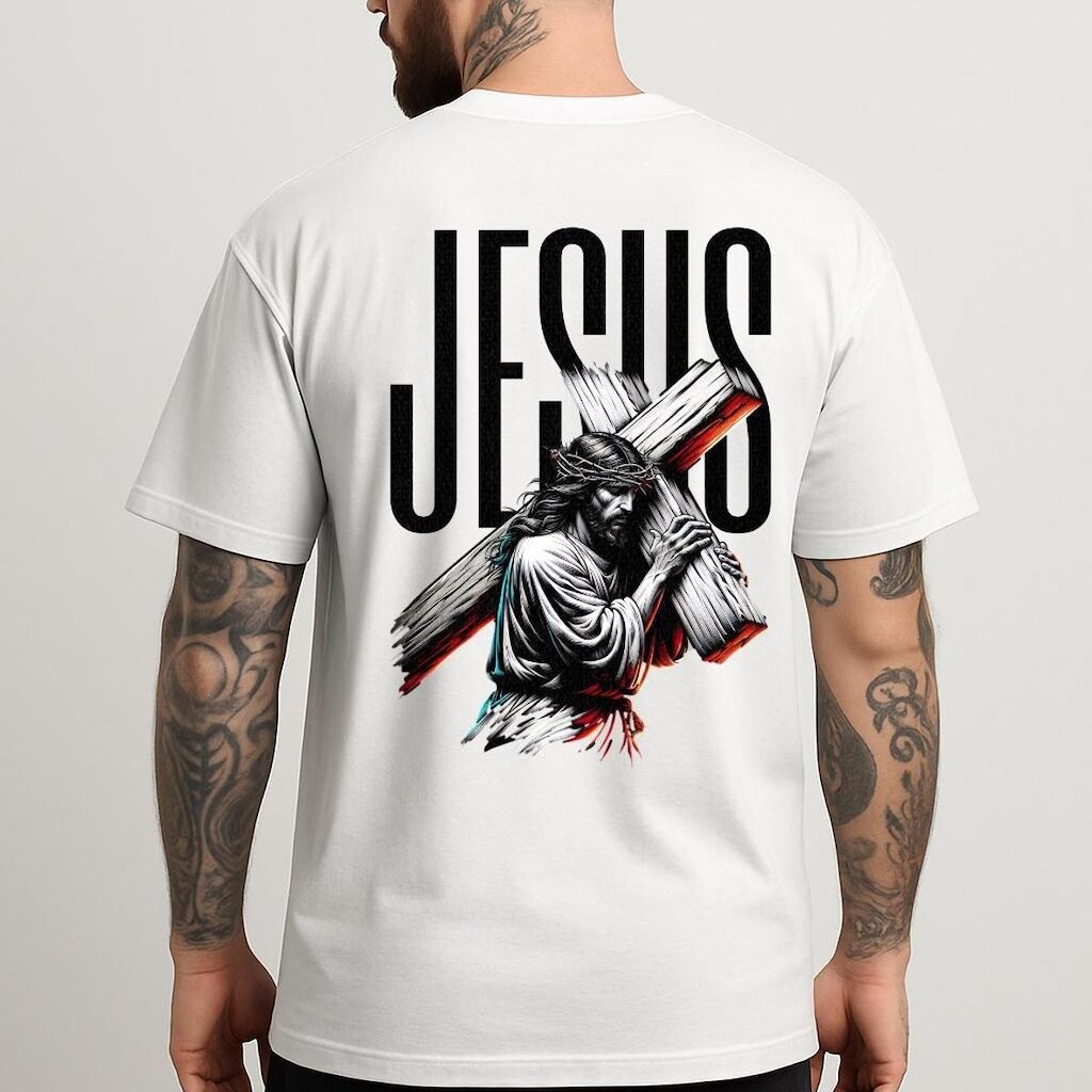 Camiseta Básica Masculina Algodão 30.1 Estampa Casual Conforto Leve Macio Qualidade Streetwear