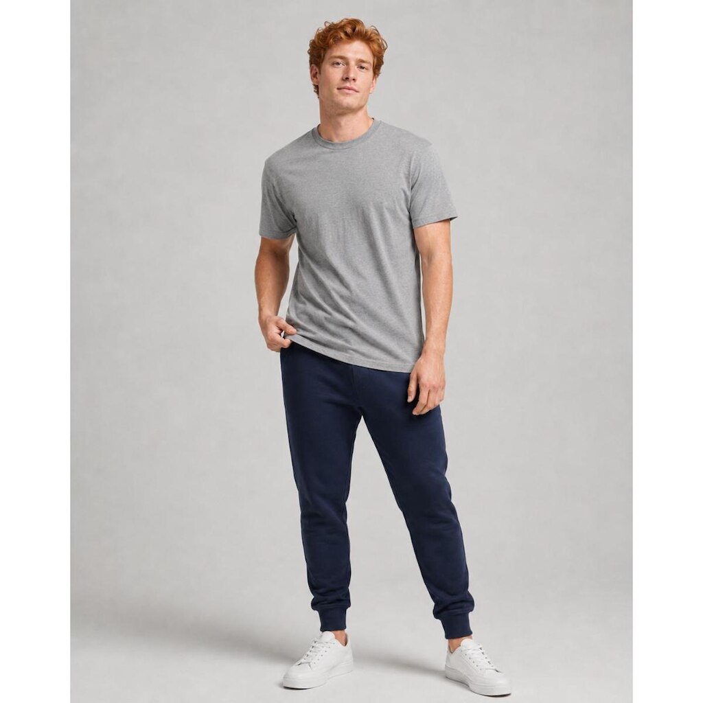 Camiseta Básica Masculina Casual Slim Fitness