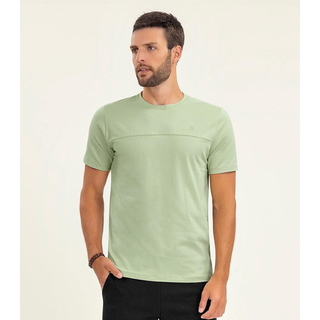 Camiseta Básica Masculina Diametro Verde