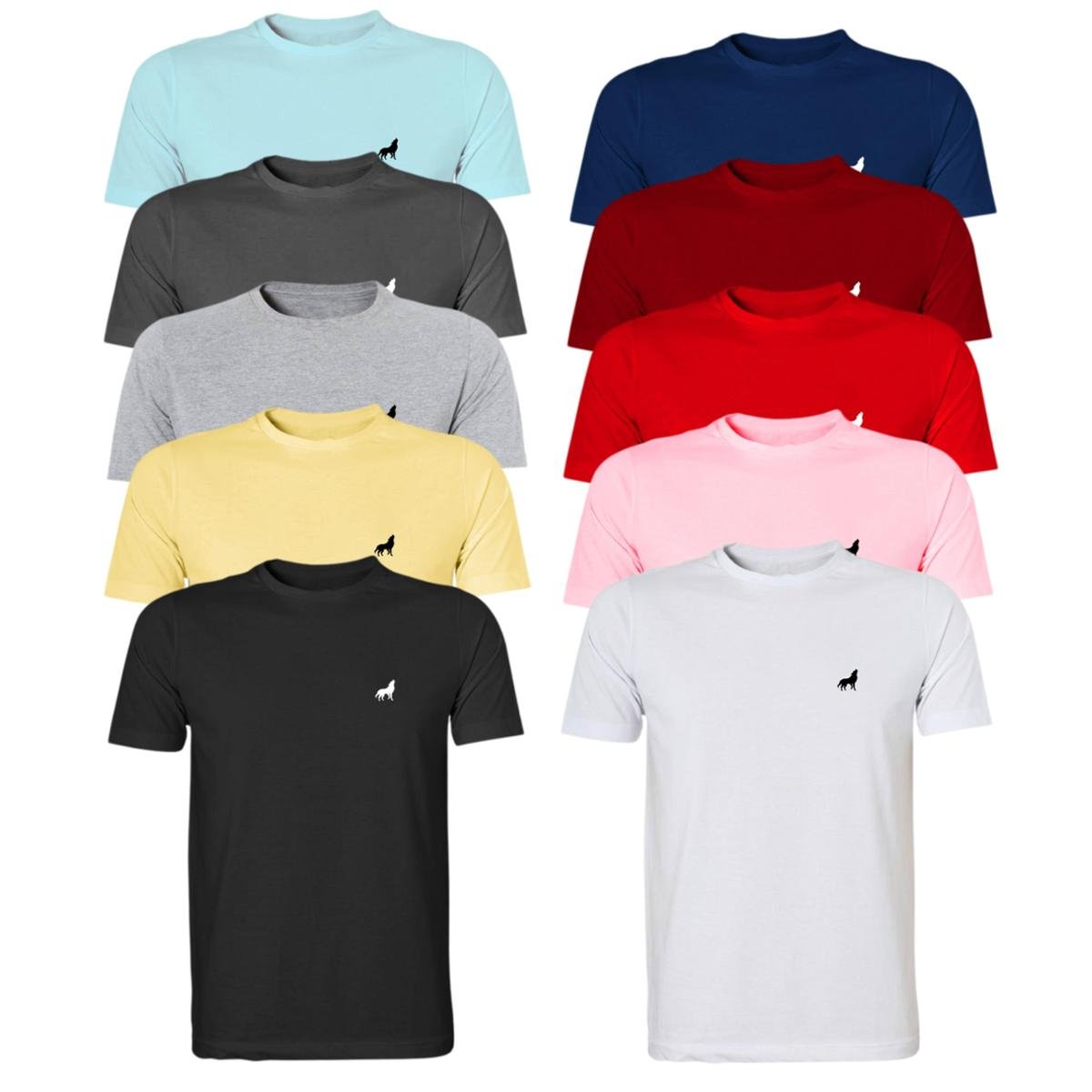 Camiseta Básica Masculina Slim Gola Careca 100% Algodão 30.1 Vira Lata Kit 10 Unidades - Sortido é ruim? Camiseta Básica Masculina Slim Gola Careca 100% Algodão 30.1 Vira Lata Kit 10 Unidades - Sortido é boa?