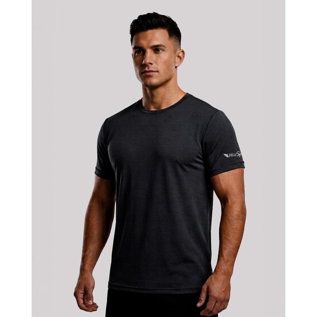 Camiseta Básica Pró Dry Poliamida Secagem Rápida Treino Villa Sports