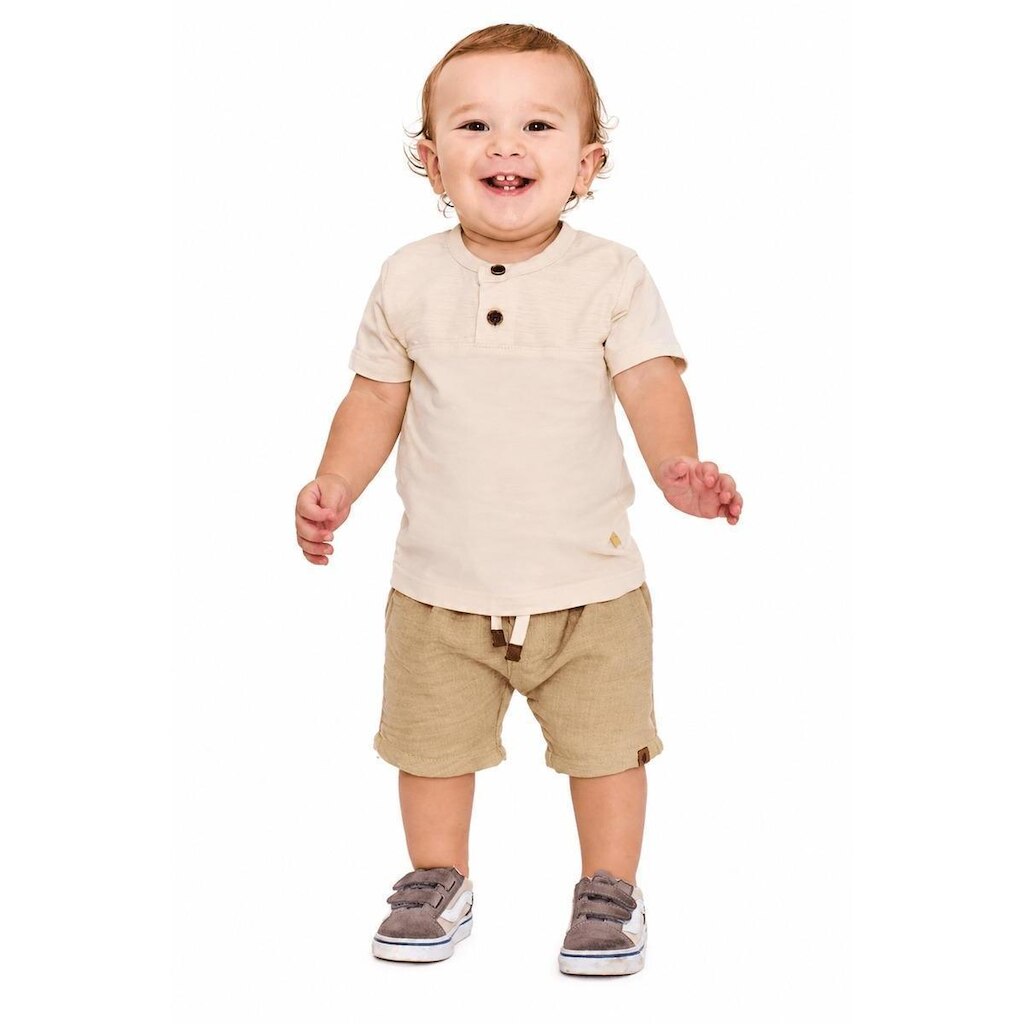 Camiseta Bebê Menino Hora de Aventura Alphabeto Cru