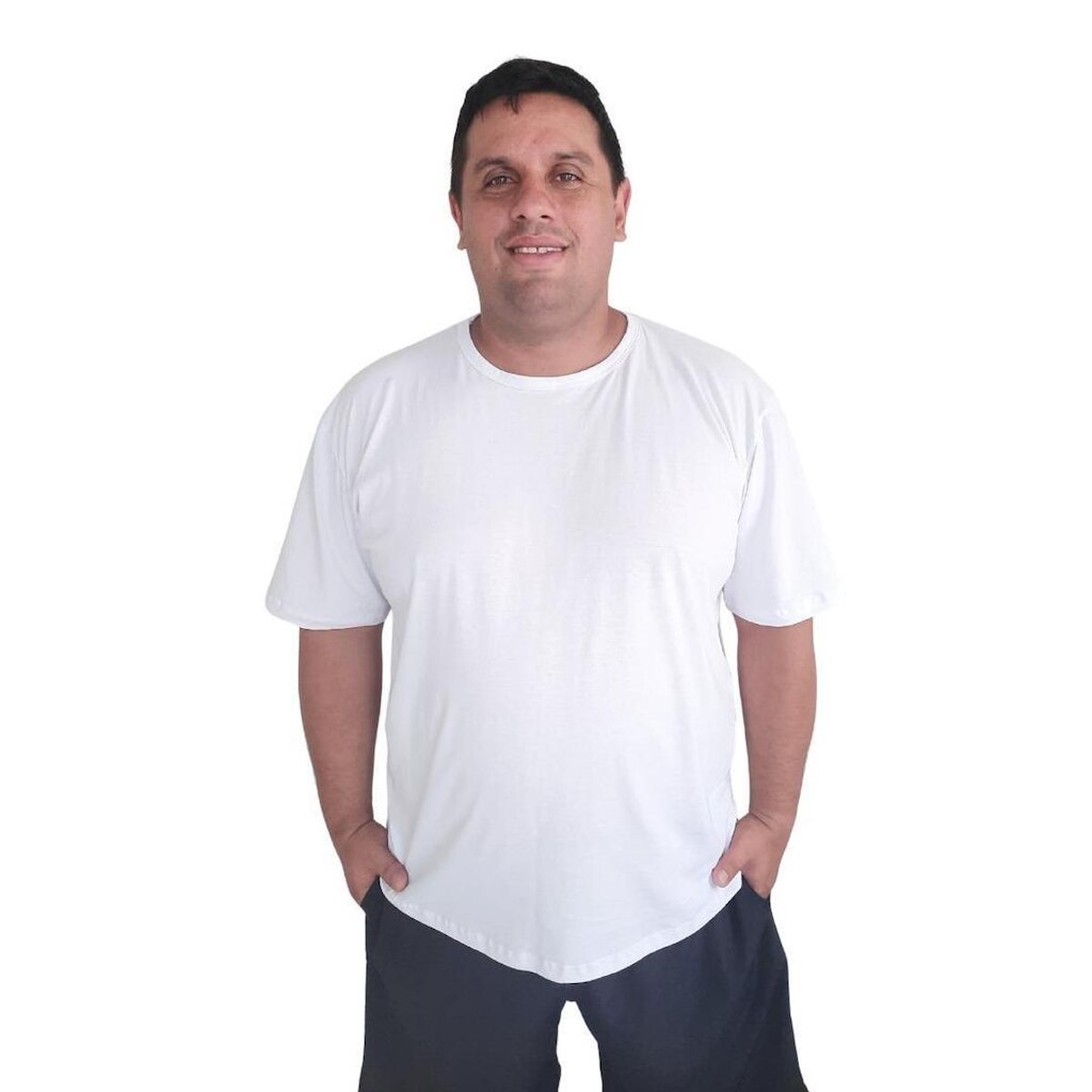Camiseta Bensmat Plus Size Algodão Camisa Masculina