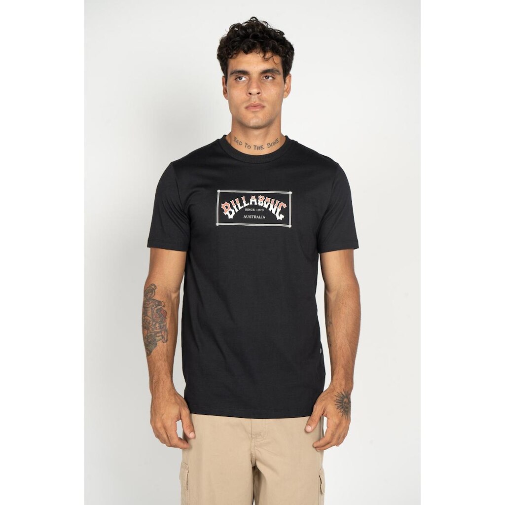 Camiseta Billabong M/C Arch Tn Preto Camiseta Billabong M/C Arch Tn Preto-Preto-12