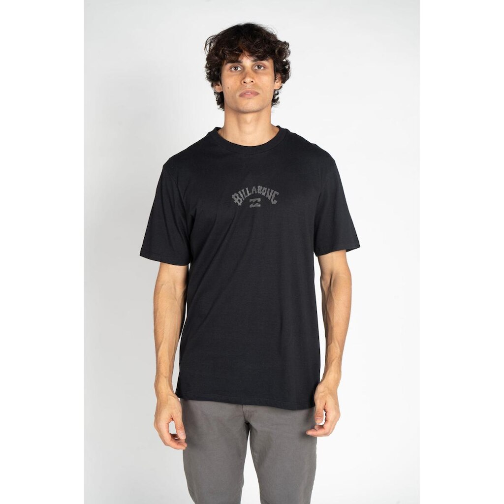 Camiseta Billabong M/C Mid Arch Tn Preto Camiseta Billabong M/C Mid Arch Tn Preto-Preto-10