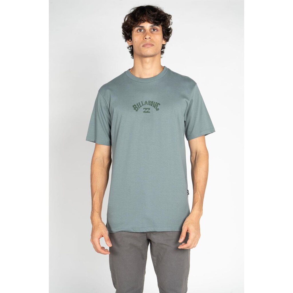 Camiseta Billabong M/C Mid Arch Tn Verde Escuro Camiseta Billabong M/C Mid Arch Tn Verde Escuro-VER