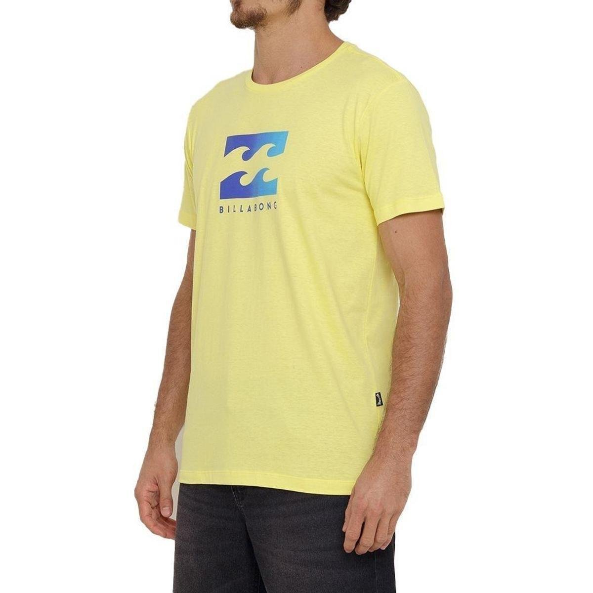camiseta billabong amarela