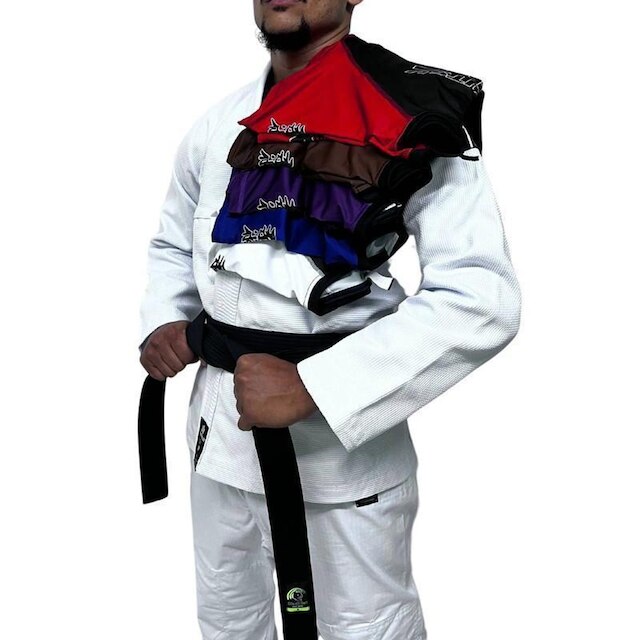 Camiseta Black Cat Sport Wear Faixa Jiu-Jitsu Rash Guard Segunda Pele Proteção