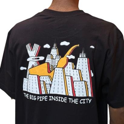 CAMISETA BLAZE TEE THE CITY BLACK PRETA | Zattini