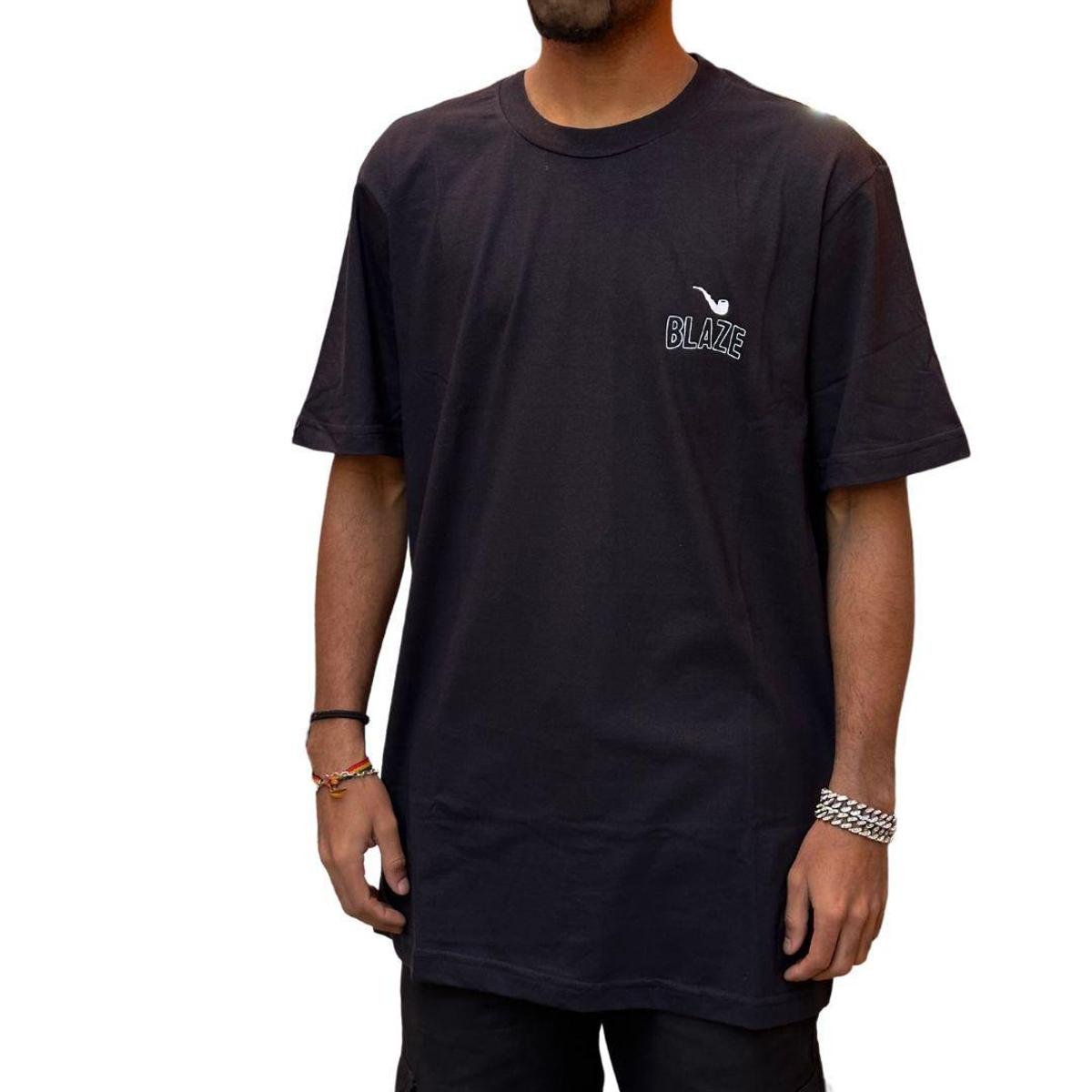 CAMISETA BLAZE TEE THE CITY BLACK PRETA | Zattini