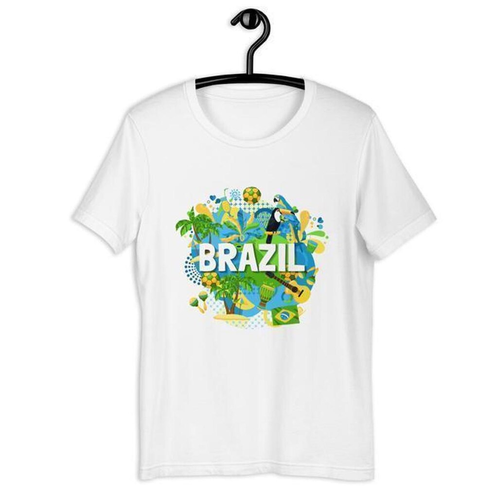 Camiseta Blusa Feminina Love Brazil