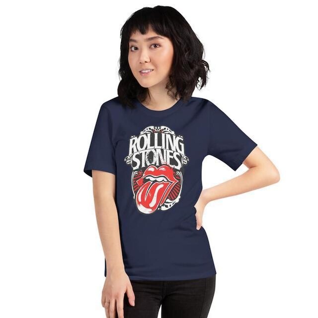 Camiseta Blusa Feminina Rolling Stones Rock Logo