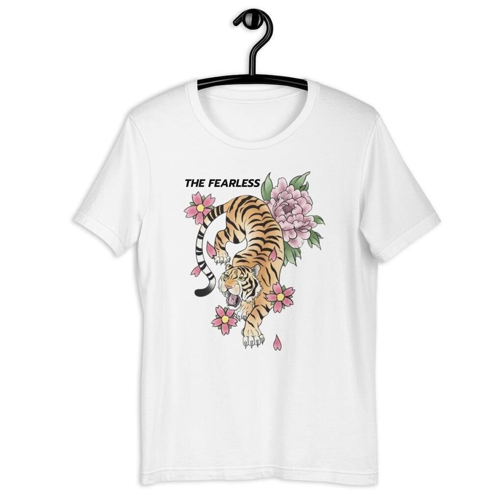Camiseta Blusa Feminina Tigre Tiger Fearless