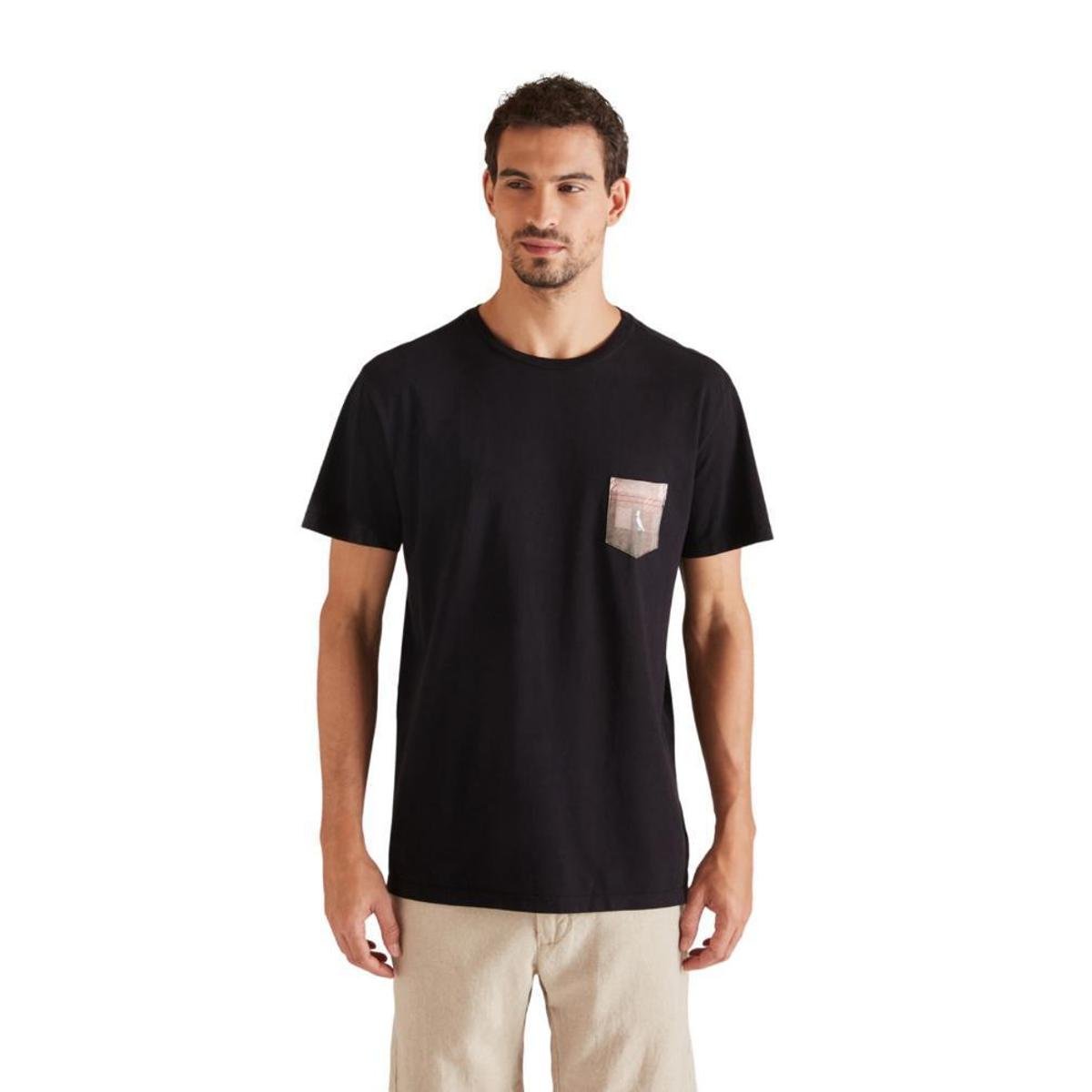 Camiseta Bolso Sb Xadrez Quadrilha Reserva Menor preço em Camiseta Bolso Sb Xadrez Quadrilha Reserva