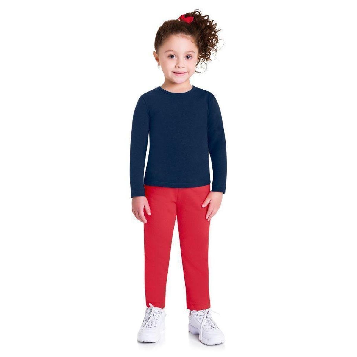 Camiseta Brandili Térmica Leve Com Cor Lisa Infantil - Azul Menor preço em Camiseta Brandili Térmica Leve Com Cor Lisa Infantil - Azul