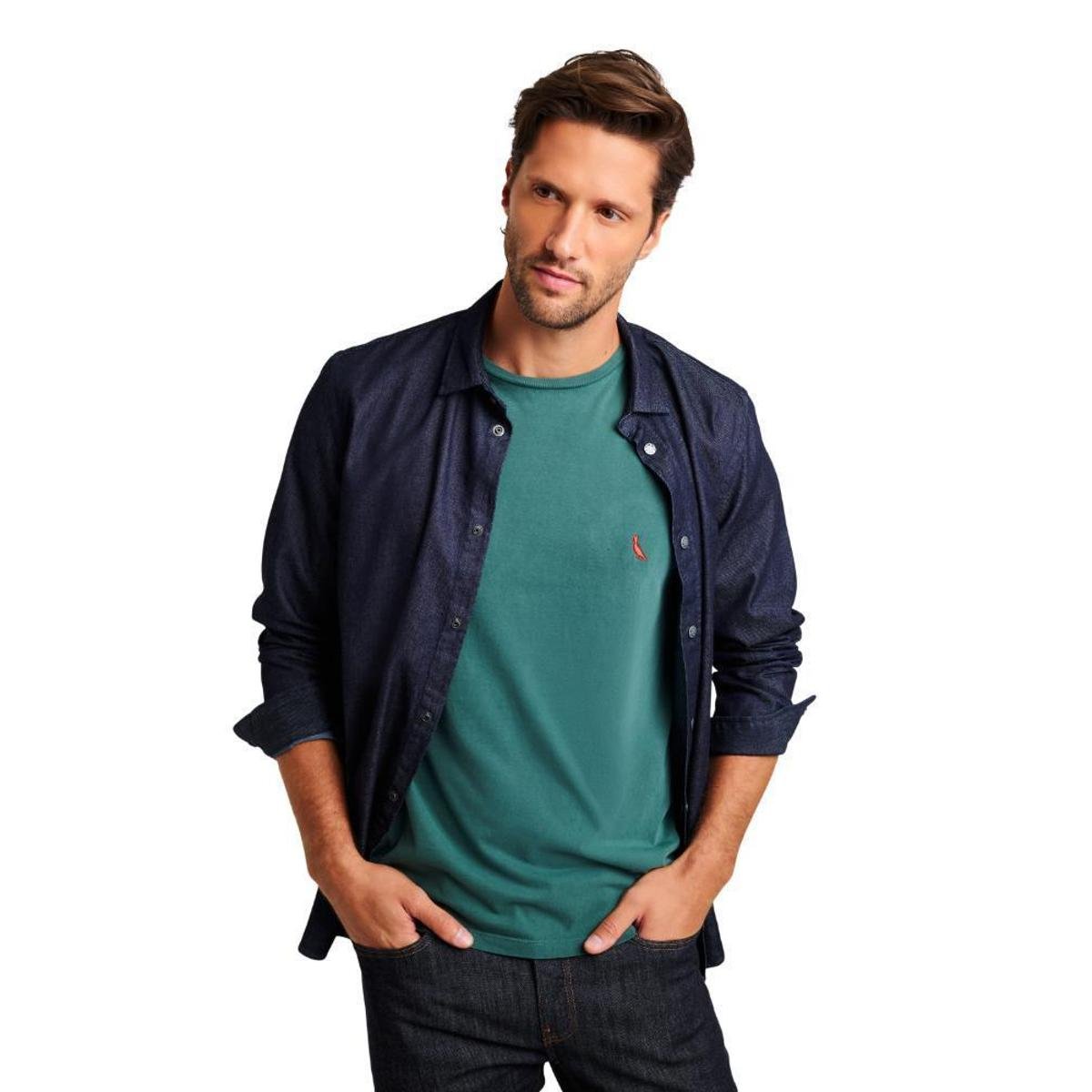 Camiseta Brasa Pica Pau Bordado Reserva Menor preço em Camiseta Brasa Pica Pau Bordado Reserva