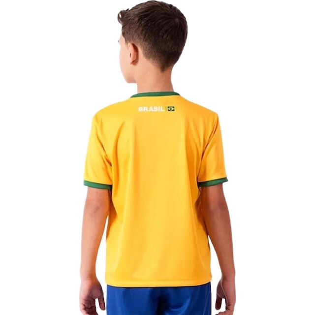 Camiseta Brasil Braziline Ipe Basica Infantil